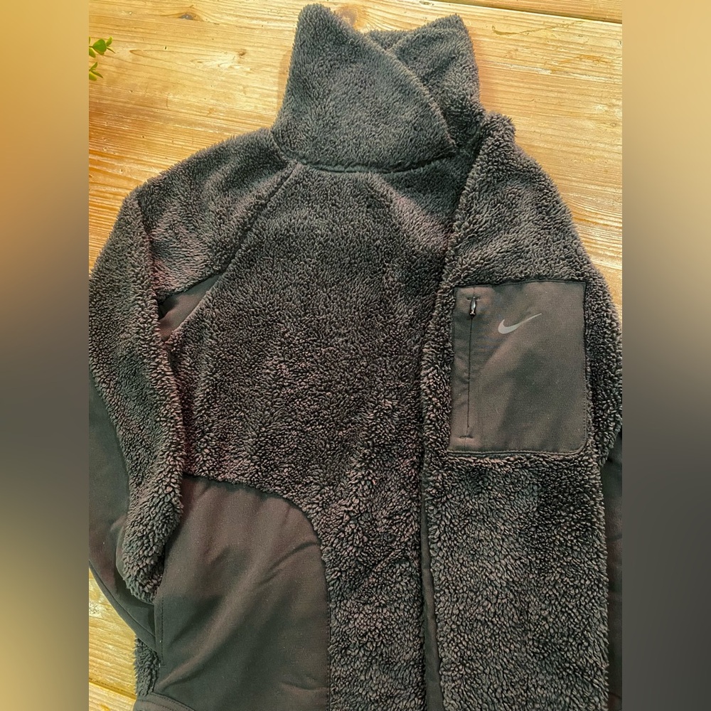 Black Nike Sherpa sweater